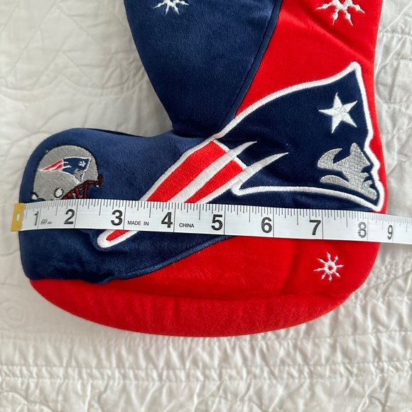 NWT New England Patriots NFL Team Beans Authentic Christmas Stocking - Picture 11 of 13